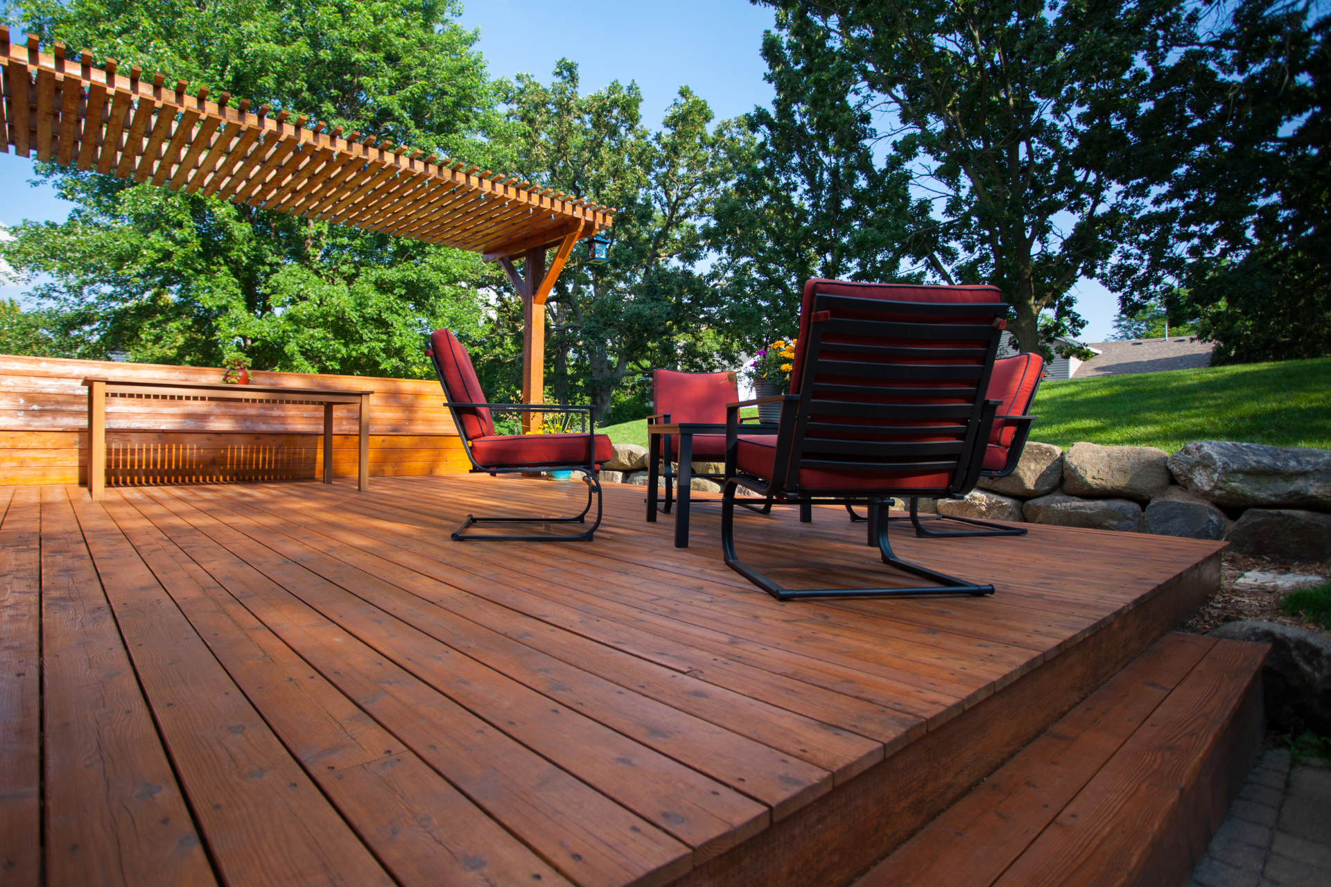Deck sur mesure Luro Construction